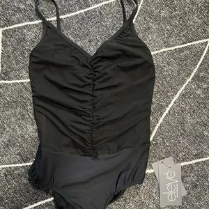 NWT Eleve dancewear Frieda leotard black size medium